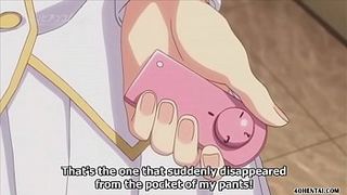 Хентай студент жёстко трахает грудастую подругу и доводит до струйного оргазма