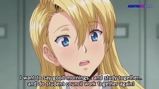 Толпа спортсменов в раздевалке имеет парочку грудастых студенток во все дыры